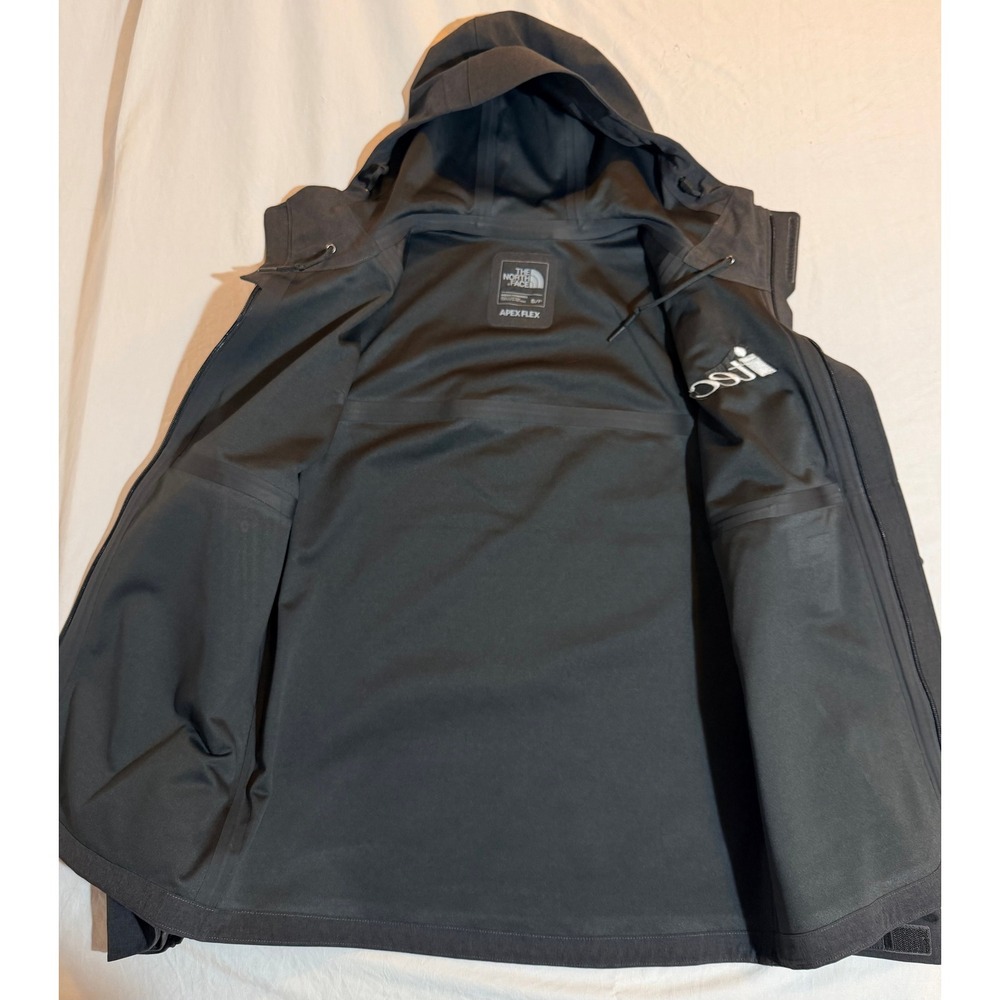 The North Face Apex Flex Mens Small Grey Softshell Waterproof‎ Hooded Jacket - Picture 3 of 12
